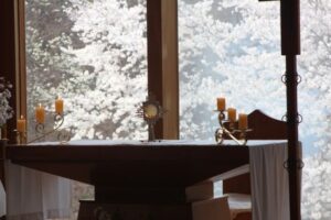 4월첫목요일 성체현시때..