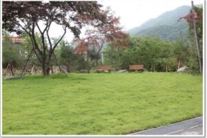 여주 피정의 집 정원입니다.