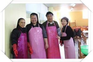 김장의 고수들..