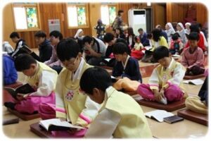 추석날의 모습..